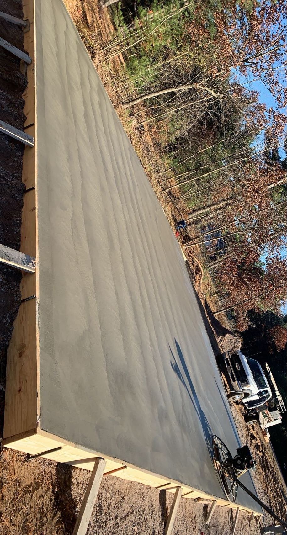 Concrete pour in progress
